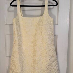 Amanda Uprichard Rinaldi Mini Dress (Color: Lemon) for sale